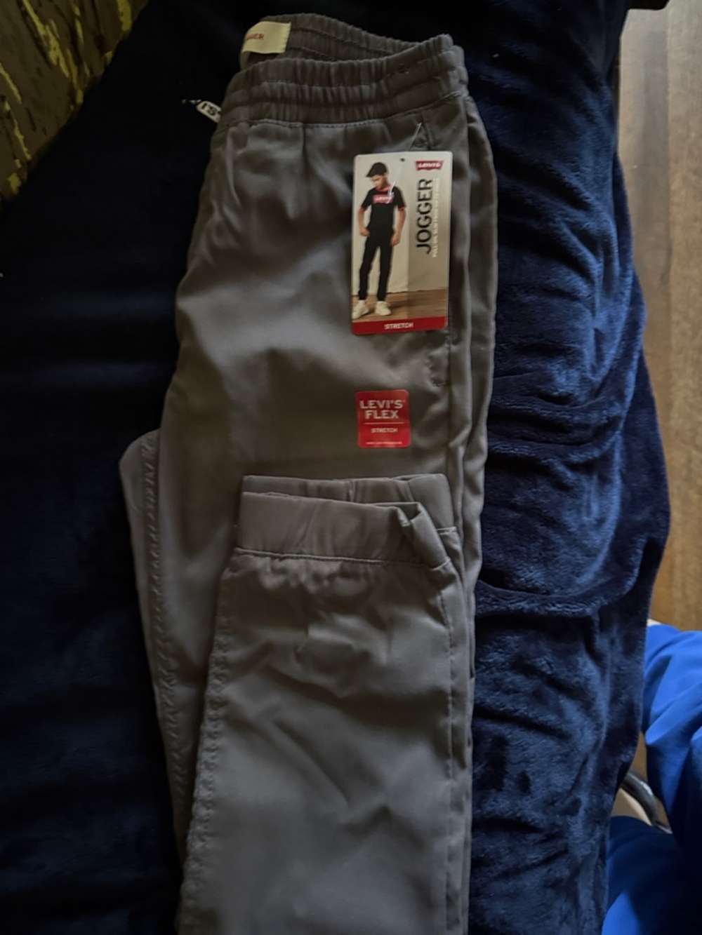Levi's Flex kids Gray Jogger Pants - Stretch Tapered Fit